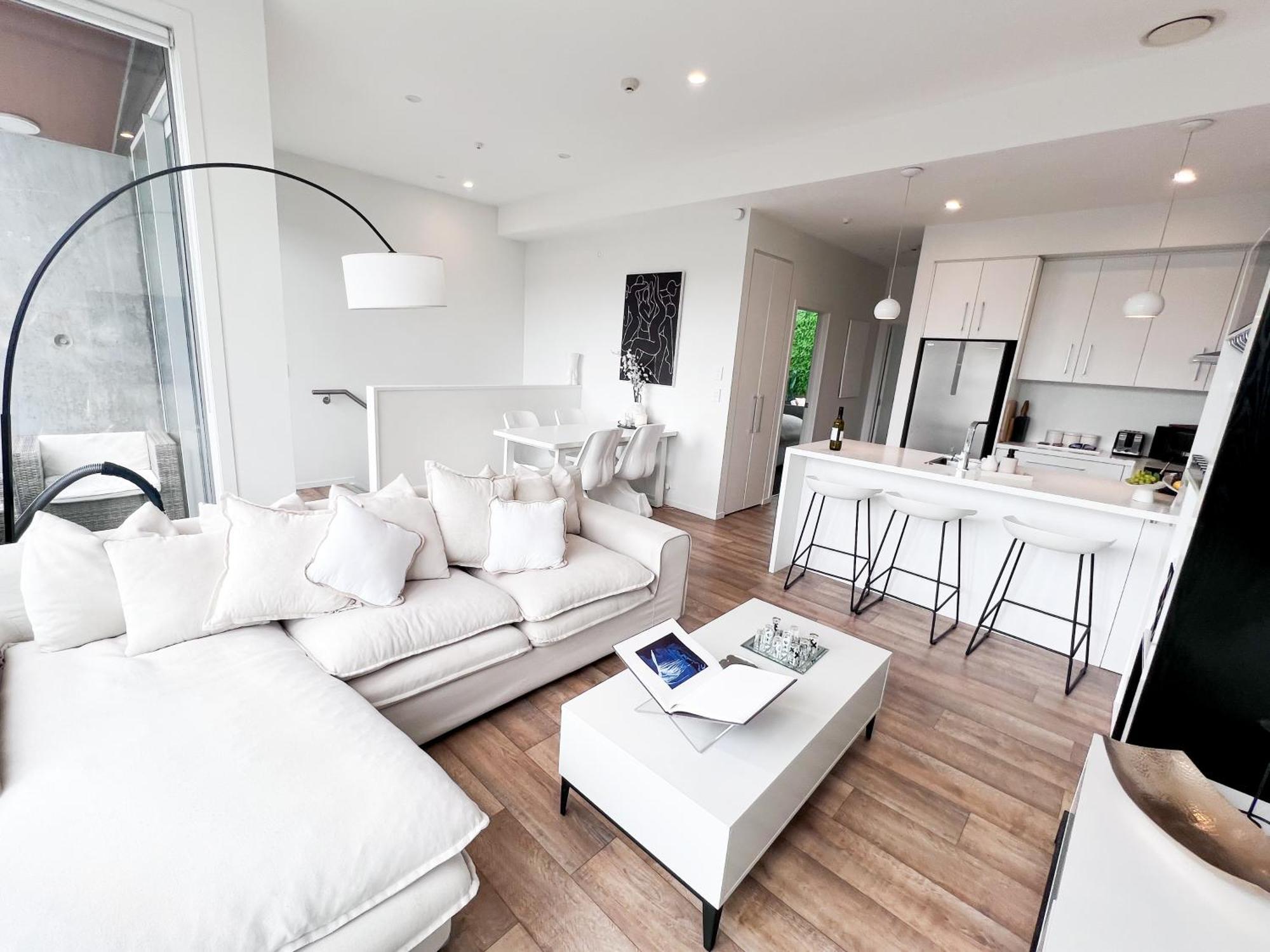 אוקלנד Luxury 2 Bedroom Apartment With Cocktail Bar And Espresso Machine מראה חיצוני תמונה